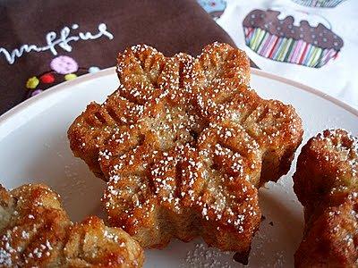 Muffinkowe śnieżynki figowo-bananowe
