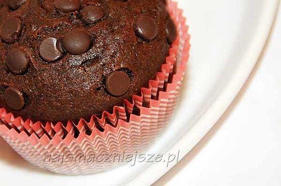 Muffiny z gorzką czekoladą