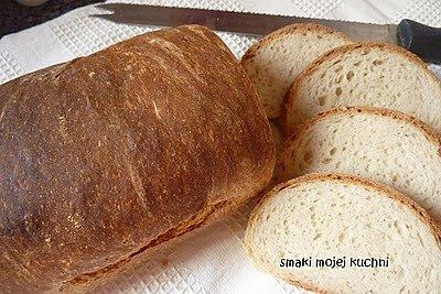 Szybki biały chleb drożdżowy z mlekiem i masłem