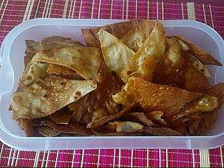 Chipsy ala tortilla domowe