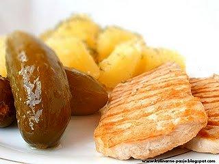 Prawie grillowany schab z ziemniakami