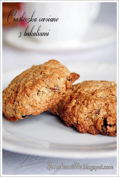 Ciasteczka owsiane z bakaliami