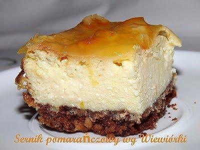 Sernik pomarańczowy