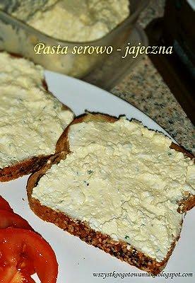Pasta serowo-jajeczna z natką pietruszki