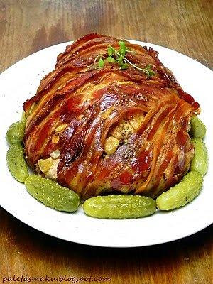Pieczona pierś z indyka z chrupiącą bagietką