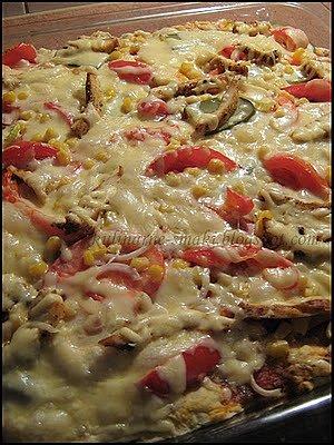 Pizza z grubym i puszystym spodem