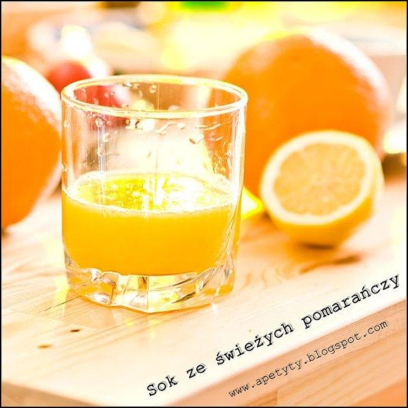 Sok ze świeżych pomarańczy