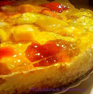 Mango gruszka jogurt - zimowe ciasto z owocami