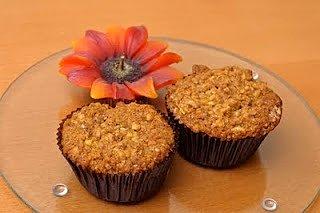 Muffiny z otrębami i jabłkami