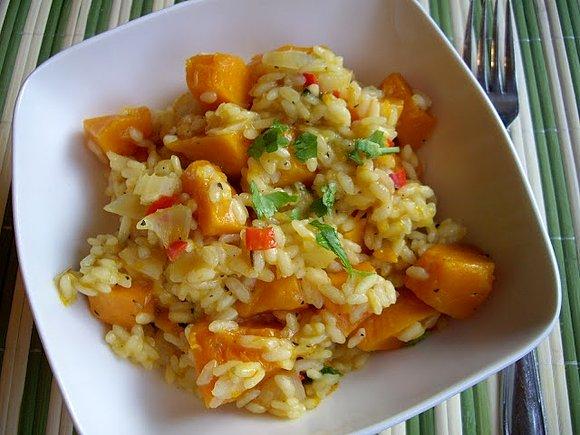 Risotto niesezonowe z dynią