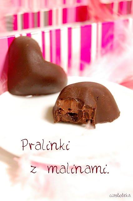 Pralinki z malinami - szybkie i proste