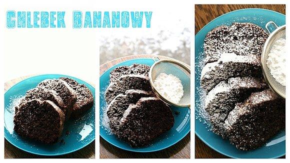 Chlebek bananowo-kakaowy z kawałkami białej czekolady