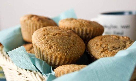 Drożdżowe muffinki amarantusowe z cytrusową nutą
