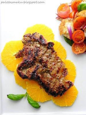 Grillowana karkówka w cytrusowej marynacie