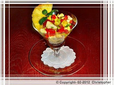Egzotyczna sałatka z Mojito