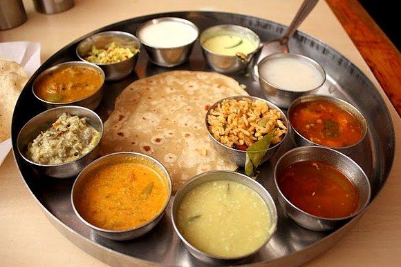 Bajeczne Thali w Trivandrum