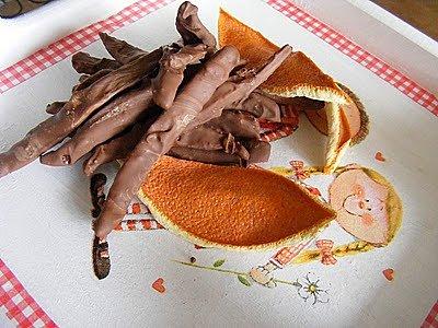 Kandyzowana skórka z cytrusów w czekoladzie