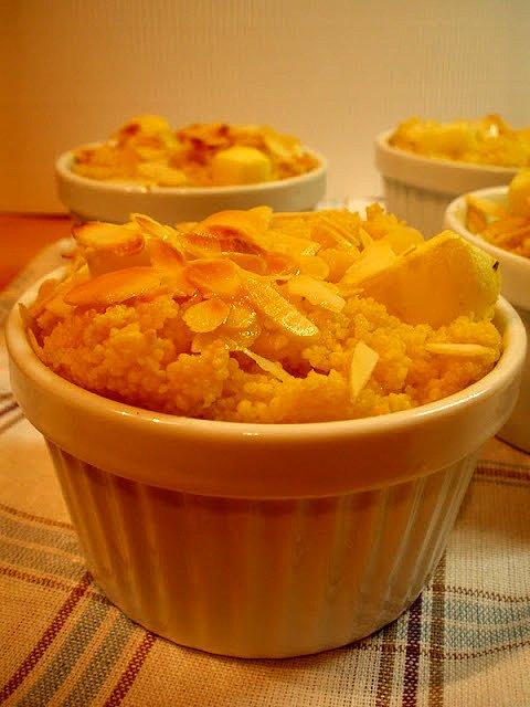 Waniliowy pudding z kuskusu