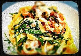 Tricolore tagliatelle – wegetariański makaron dla biegacza