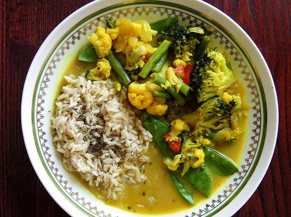 Południowoindyjskie curry z warzyw