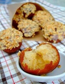 Mini pączki jeżyki z toffi - przepis na tłusty czwartek