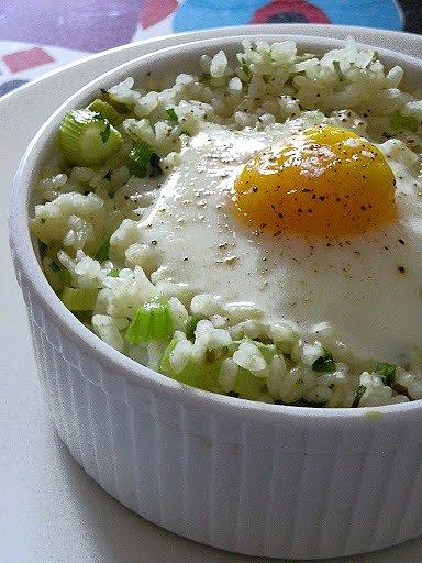 Risotto z jajkiem sadzonym