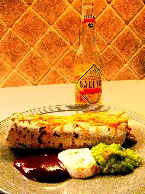 Burrito z kurczakiem w kremowym sosie