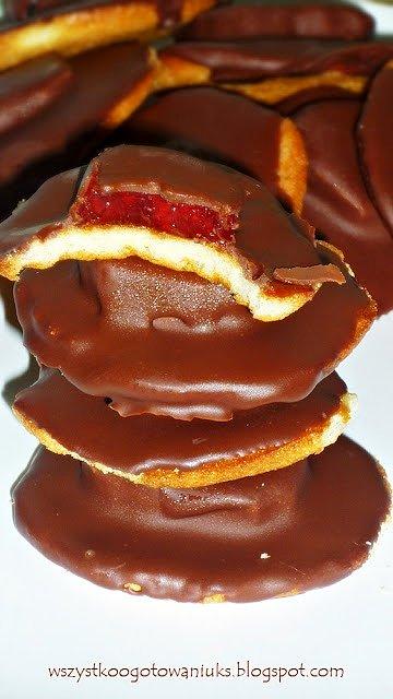 Ciasteczka w czekoladzie a'la delicje