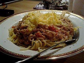 Spaghetti z tuńczykiem