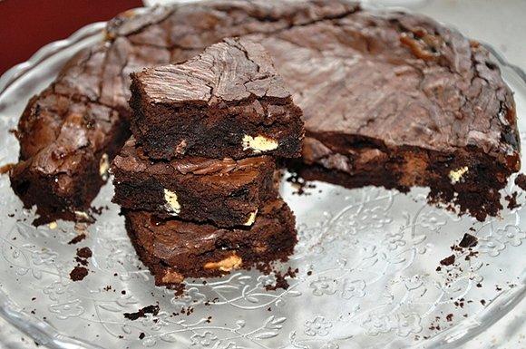 Łaciate brownies