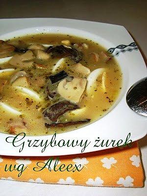 Grzybowy żurek z Aleex
