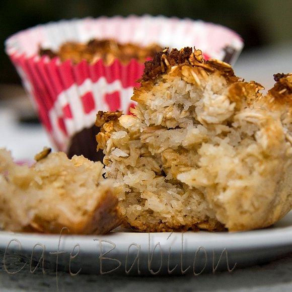 Muffiny owsiane kokosowe