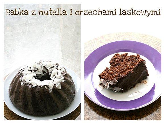 Babka z nutellą i orzechami laskowymi