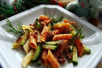 Szybkie danie na sobotę penne z tuńczykiem