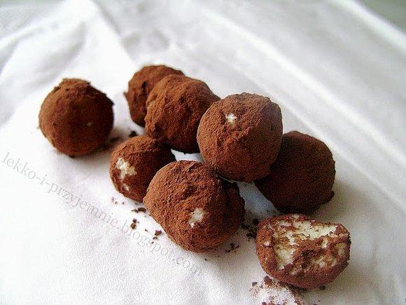 Mleczne lekkie kuleczki