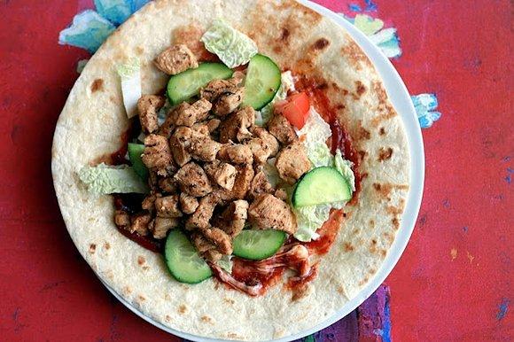 Tortilla z kurczakiem