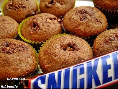 Snickersowe muffiny