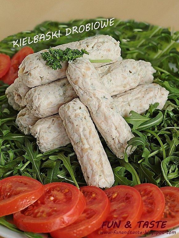 Kiełbaski drobiowe dla dzieci z ryżem i natką pietruszki