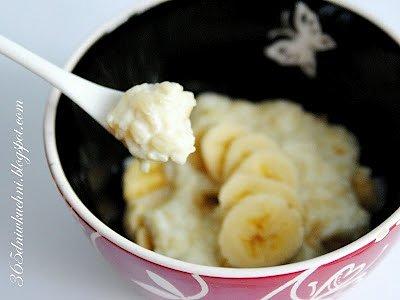 Ryżowo-bananowy pudding na słodko