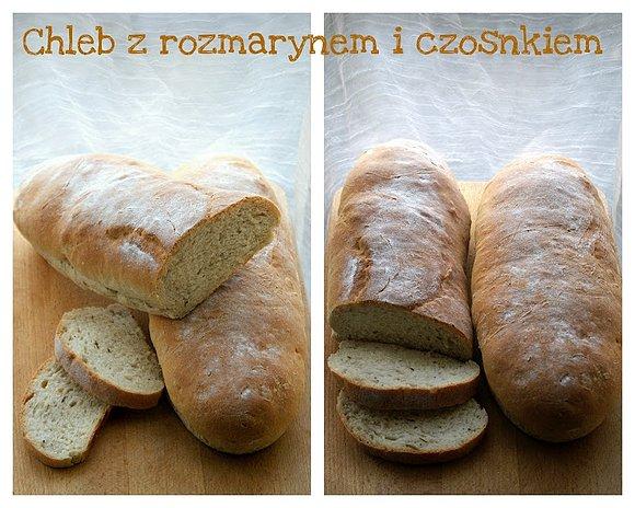 Chleb z rozmarynem i czosnkiem