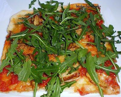 Pizza porcini i rukola