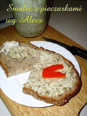 Smalec z pieczarkami według Aleex