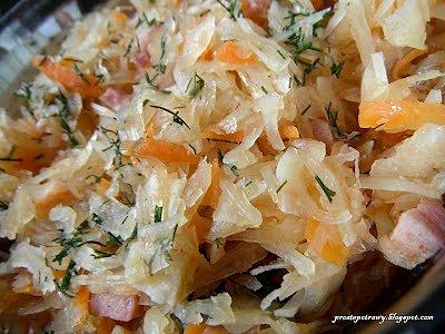 Biała kapusta z pomidorami