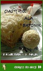 Zaproszenie do akcji Ciasto ala batoniki