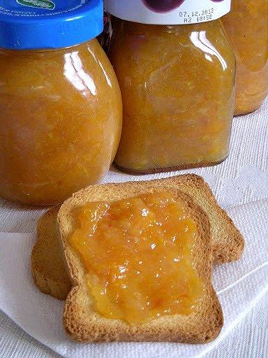 Dżem pomarańczowy z jabłkami