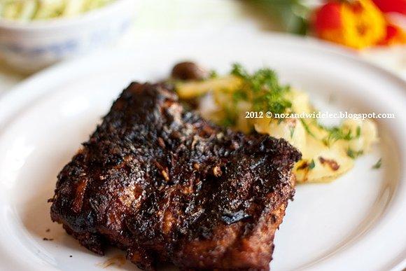 Żeberka w domowym sosie barbecue