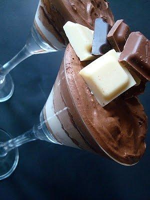 Tiramisu z trzema rodzajami czekolad i niespodzianką