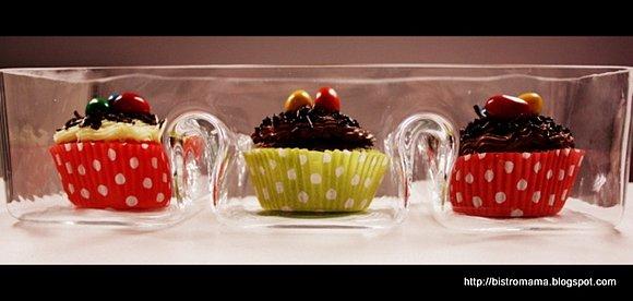 Muffinki gniazdka z M&M's