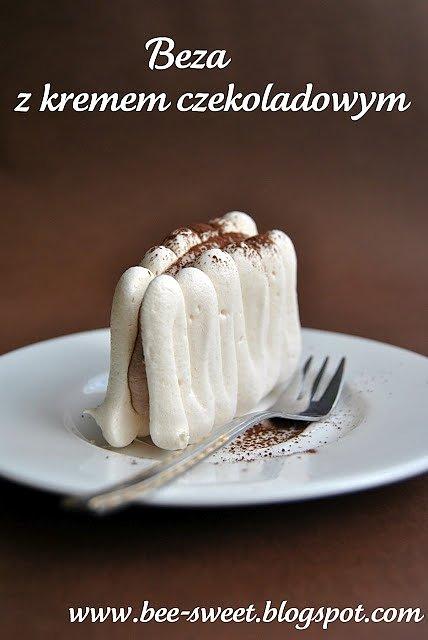 Bezy z kremem mascarpone i bitą śmietaną