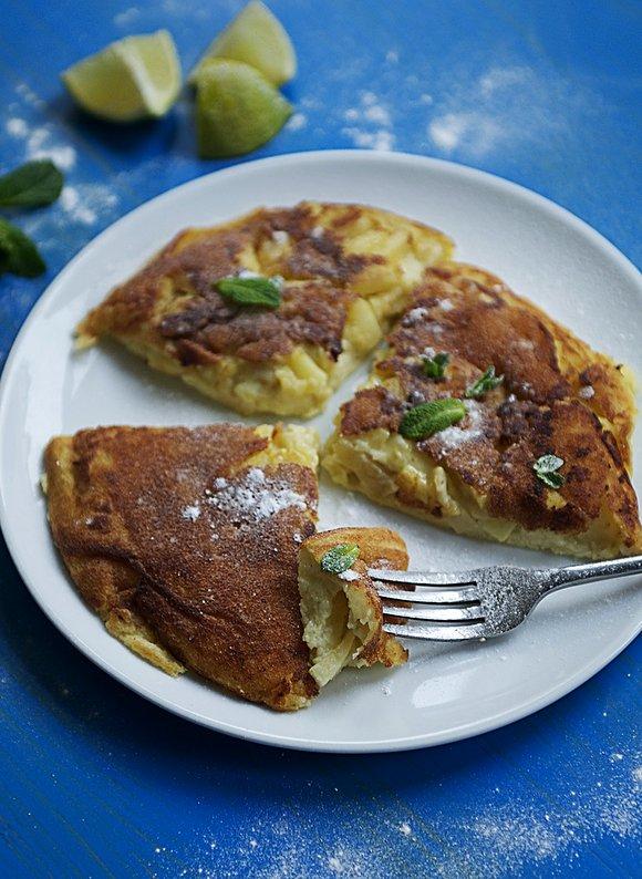 Omlet z jabłkiem
